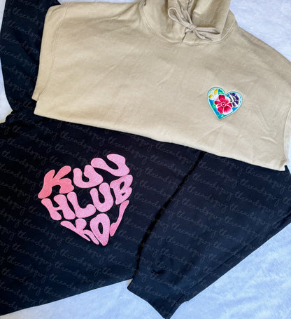 "Kuv Hlub Koj" Retro Heart CUSTOMIZATION Hoodie (PRE-ORDER)
